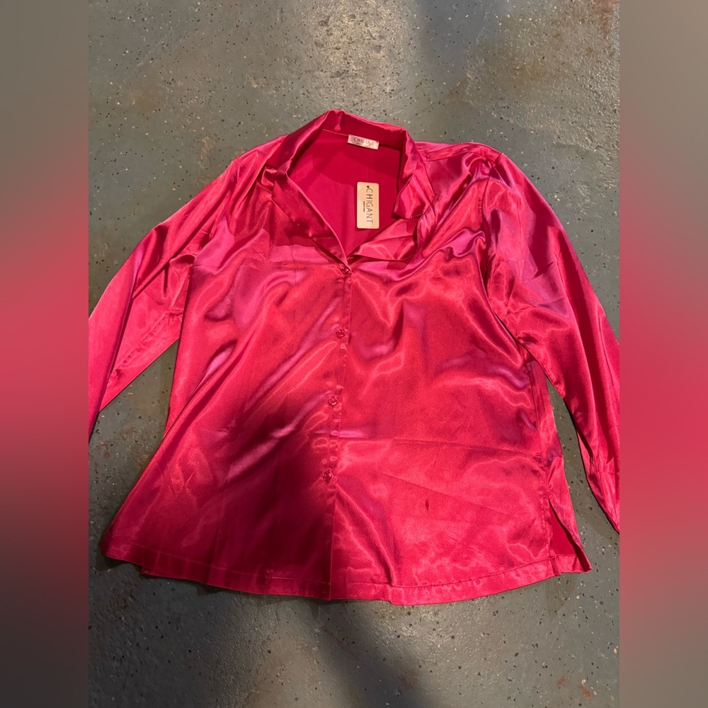 Gant Shiny Fuchsia Blouse